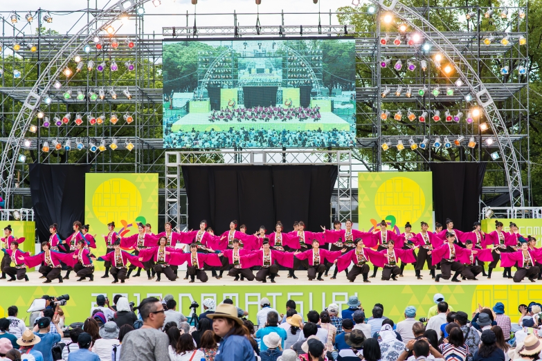 宮城学院女子大学よさこい部Possoballare?MG チーム写真