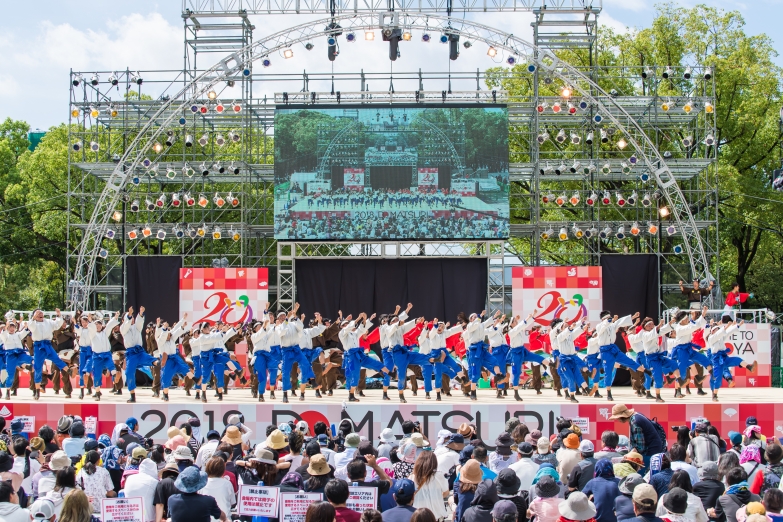 東京農業大学YOSAKOIソーラン部 大黒天 チーム写真