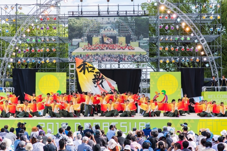 和歌山大学よさこいサークル「和歌乱」 チーム写真
