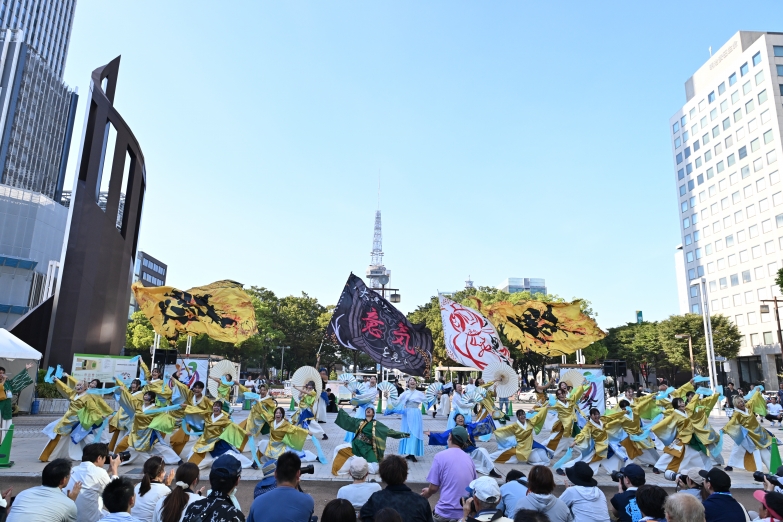 東京農業大学YOSAKOIソーラン部大黒天 チーム写真