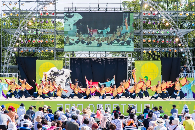長野県看護大学よさこいサークル鼓魂 チーム写真