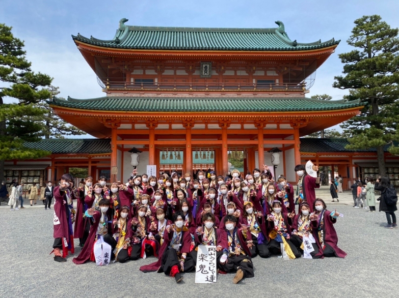 岡山うらじゃ連 楽鬼 チーム写真