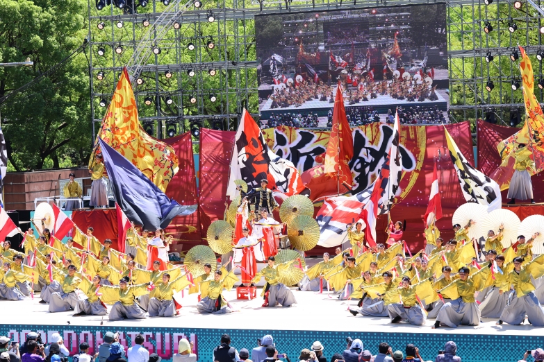 静岡大学よさこいサークルお茶ノ子祭々 チーム写真